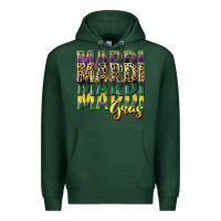 Sports Green mardi gras Premium Hoodie - CowGirlArtShop