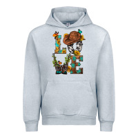 Heather Grey Western Love with Gun Urban Hoodie - BundleAndBundleShop