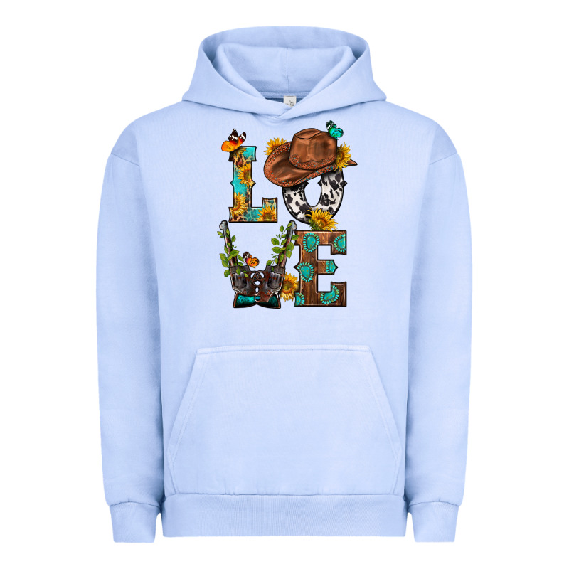 Western Love With Gun Urban Hoodie by BundleAndBundleShop | Teevron