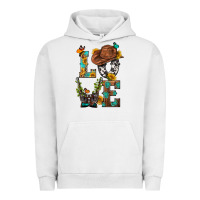 Pigment Lunar Rock Western Love with Gun Urban Hoodie - BundleAndBundleShop