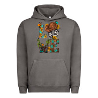 Pigment Tornado Western Love with Gun Urban Hoodie - BundleAndBundleShop