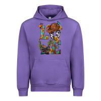 Tulip Western Love with Gun Urban Hoodie - BundleAndBundleShop