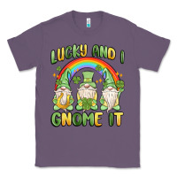 Lavender lucky and i gnome it Classic Tee - MaliasSmallBusiness