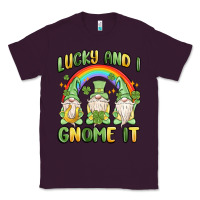 Plum lucky and i gnome it Classic Tee - MaliasSmallBusiness
