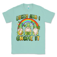 Seafoam lucky and i gnome it Classic Tee - MaliasSmallBusiness