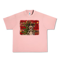 Salmon reindeer trees background Urban Heavy Tee - AdoDesignShop