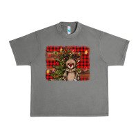 Tornado reindeer trees background Urban Heavy Tee - AdoDesignShop