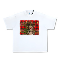 White reindeer trees background Urban Heavy Tee - AdoDesignShop