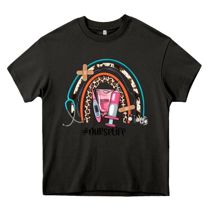Nurse Life Rainbow Heavy Core Tee by JahusDesignShop | Teevron