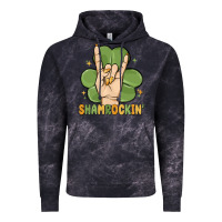 Cloud Black st. patrick's day shamrockin' Vintage Hoodie - MaliasSmallBusiness