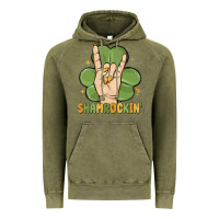 Vintage Olive st. patrick's day shamrockin' Vintage Hoodie - MaliasSmallBusiness