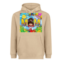 Mushroom Messy bun Autism mom 20oz skinny tumbler Heavyweight Hoodie - TumblerDesignByShophia