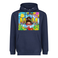 Navy Messy bun Autism mom 20oz skinny tumbler Heavyweight Hoodie - TumblerDesignByShophia