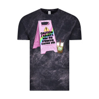 Cloud Black caution i haven't had my coffee yet Vintage Tee - MaliasSmallBusiness