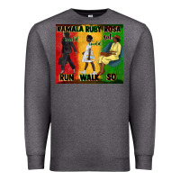 Charcoal Heather rosa sat so ruby could walk so kamala could run tu Premium Sweatshirt - CowGirlArtShop