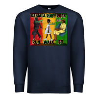 Navy rosa sat so ruby could walk so kamala could run tu Premium Sweatshirt - CowGirlArtShop