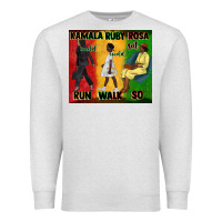 Oatmeal Heather rosa sat so ruby could walk so kamala could run tu Premium Sweatshirt - CowGirlArtShop