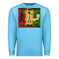 Ocean Blue rosa sat so ruby could walk so kamala could run tu Premium Sweatshirt - CowGirlArtShop