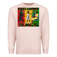 Pale Pink rosa sat so ruby could walk so kamala could run tu Premium Sweatshirt - CowGirlArtShop