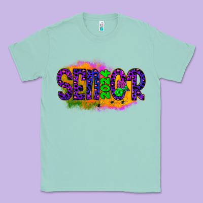 Senior 2024 Halloween Classic Tee Designed By Jahusdesignshop