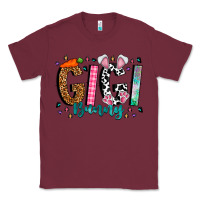 Burgundy gigi bunny Classic Tee - CowhideDigitalArt