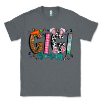 Charcoal Heather gigi bunny Classic Tee - CowhideDigitalArt