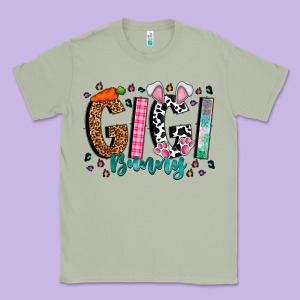 Gigi Bunny Classic Tee Designed By Cowhidedigitalart