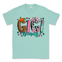 Seafoam gigi bunny Classic Tee - CowhideDigitalArt