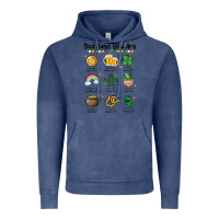 Vintage Denim god says you are st patrick's day Vintage Hoodie - MaliasSmallBusiness