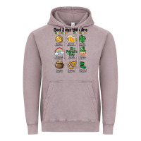 Vintage Zinc god says you are st patrick's day Vintage Hoodie - MaliasSmallBusiness