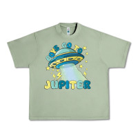 Oil Green boys go to jupiter Urban Heavy Tee - MaliasSmallBusiness