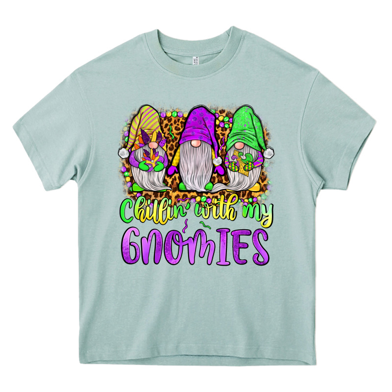 Mardi Gras Chillin' With My Gnomies Heavy Core Tee by JahusDesignShop | Teevron