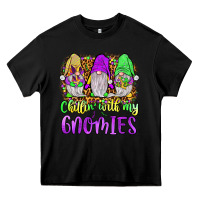 Black mardi gras chillin' with my gnomies Heavy Core Tee - JahusDesignShop