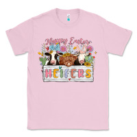 Bubblegum Pink happy easter heifers Classic Tee - MaliasSmallBusiness