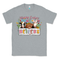Heather Grey happy easter heifers Classic Tee - MaliasSmallBusiness