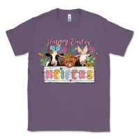 Lavender happy easter heifers Classic Tee - MaliasSmallBusiness