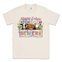 Natural happy easter heifers Classic Tee - MaliasSmallBusiness