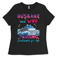 Black husband and wife cruising partners for life Ladies Tee - JahusDesignShop