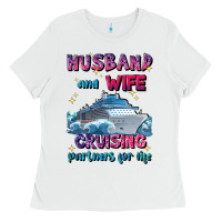 White husband and wife cruising partners for life Ladies Tee - JahusDesignShop