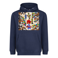 Navy Faith puzzle ribbon tumbler Heavyweight Hoodie - TumblerDesignByShophia