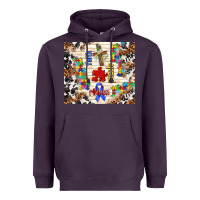 Plum Faith puzzle ribbon tumbler Heavyweight Hoodie - TumblerDesignByShophia