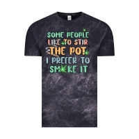 Cloud Black some people like to stir the pot i prefer to smoke Vintage Tee - MaliasSmallBusiness