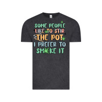 Vintage Black some people like to stir the pot i prefer to smoke Vintage Tee - MaliasSmallBusiness