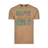 Vintage Coffee some people like to stir the pot i prefer to smoke Vintage Tee - MaliasSmallBusiness
