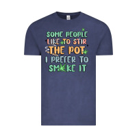 Vintage Denim some people like to stir the pot i prefer to smoke Vintage Tee - MaliasSmallBusiness