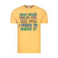 Vintage Mustard some people like to stir the pot i prefer to smoke Vintage Tee - MaliasSmallBusiness