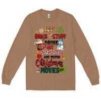 Toasted Coconut let's bake stuff drink hot cocoa and watch christm Long Sleeve Tee - MaliasSmallBusiness