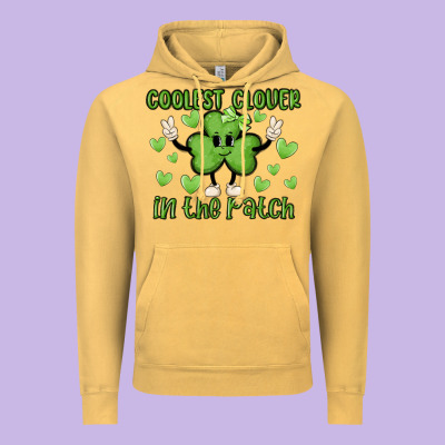 Coolest Clover To Pinch Vintage Hoodie Designed By Maliassmallbusiness