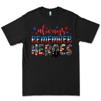 Black always remember heroes Premium Tee - JahusDesignShop
