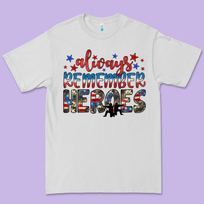 Always Remember Heroes Premium Tee Designed By Jahusdesignshop